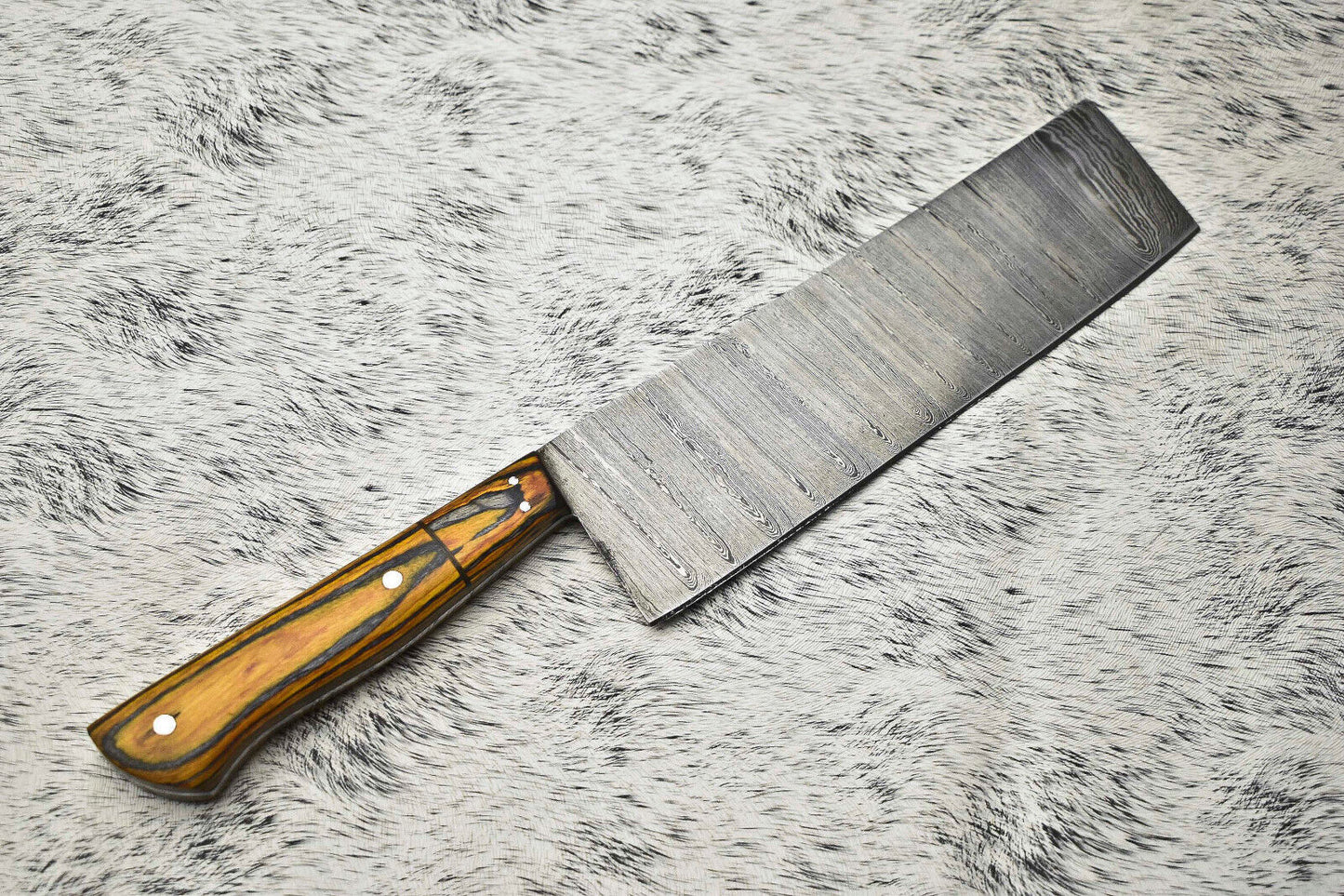 Cutlery Salvation 12" Handmade Damascus Steel Full Tang Chef Knife – 384 Layers, Professional Kitchen Blade