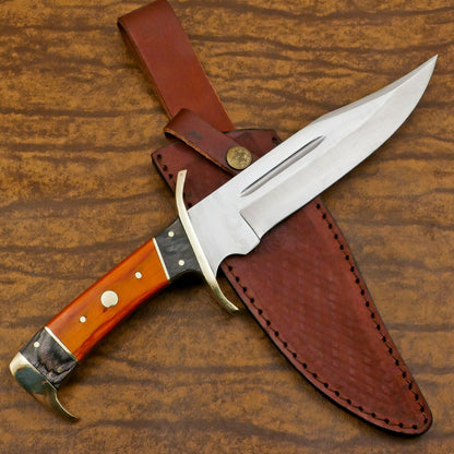 Handmade D2 Steel Full Tang Bowie Knife | Hunting & Sporting Fixed Blade 12"