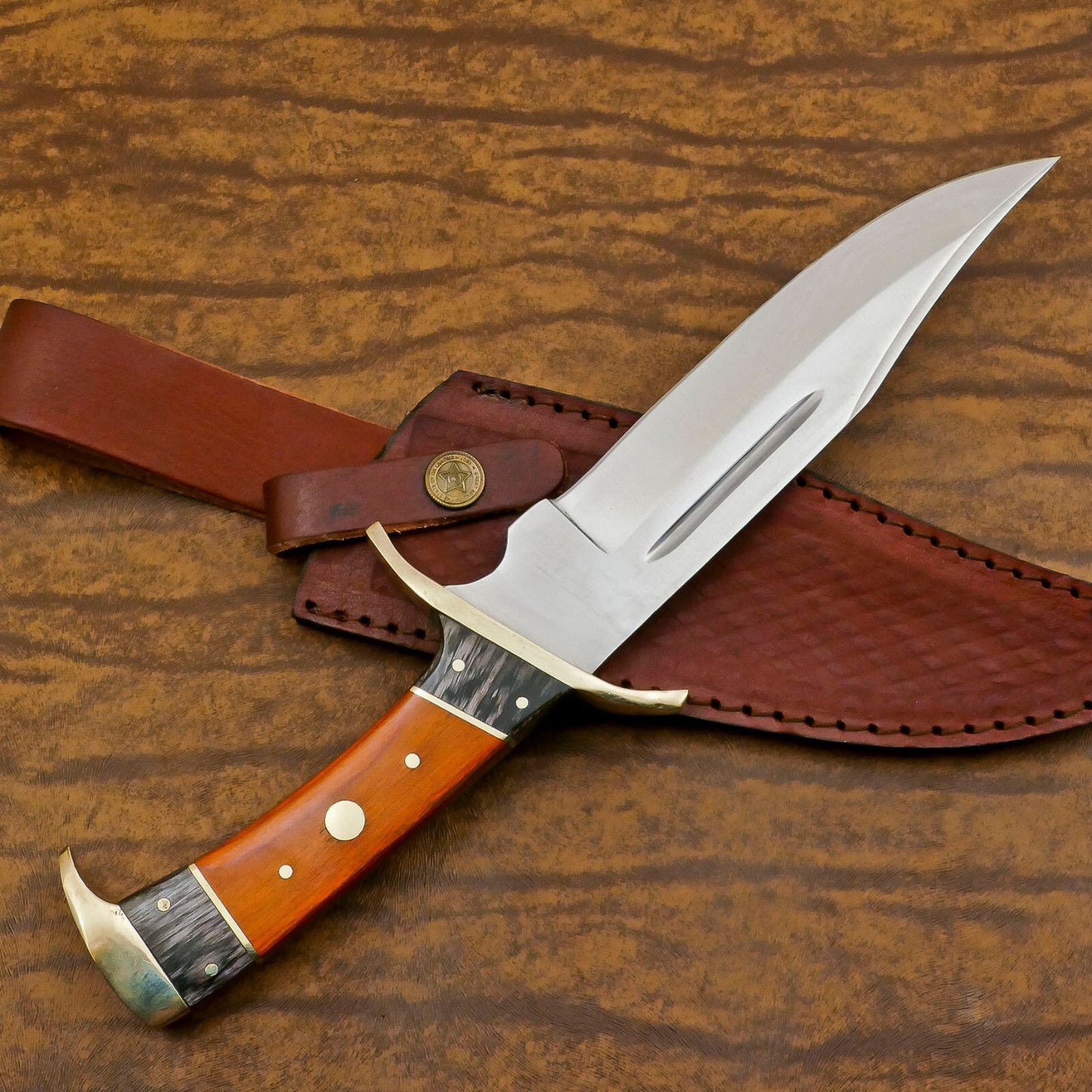 Handmade D2 Steel Full Tang Bowie Knife | Hunting & Sporting Fixed Blade 12"