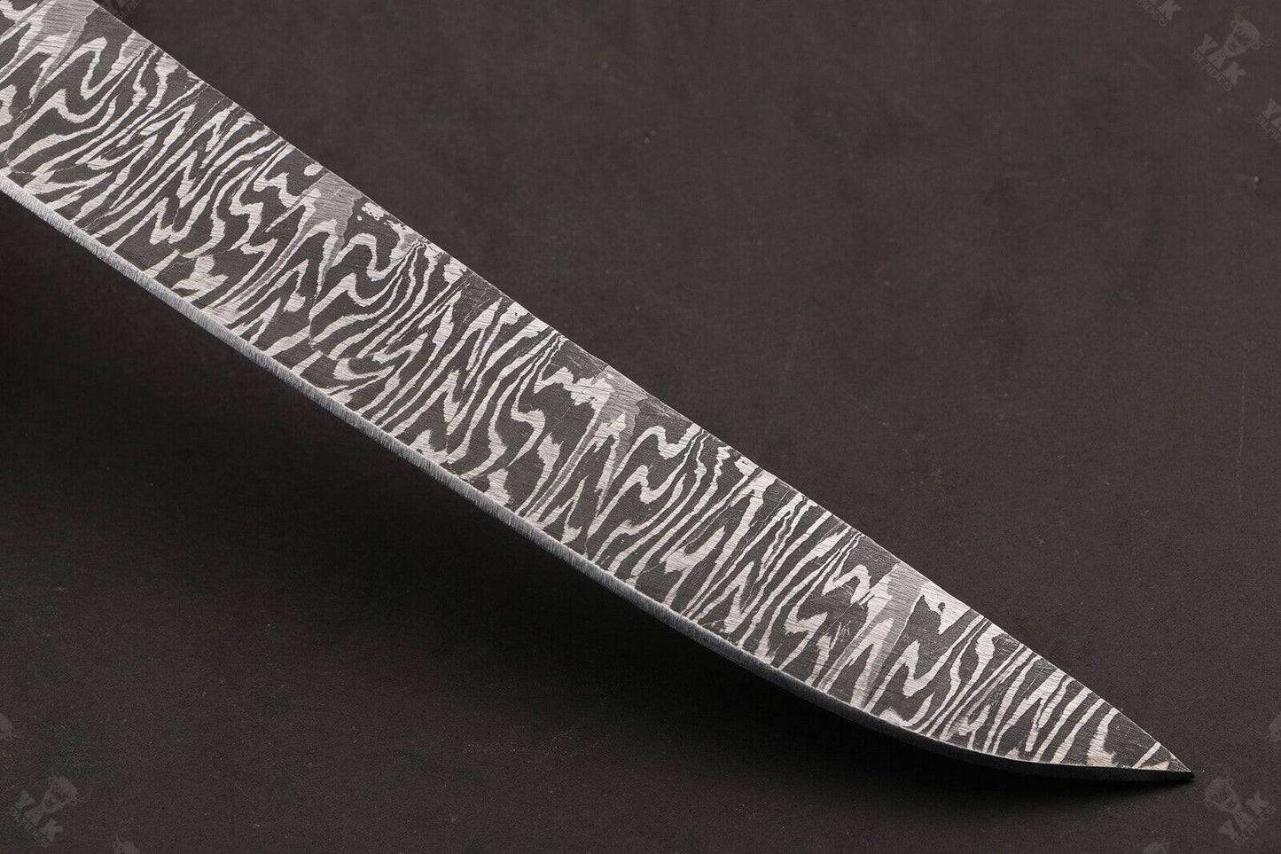 13.5" Handmade Fire Damascus Steel Fillet Knife For Kitchen Use Best Fillet Knife W/Sheath