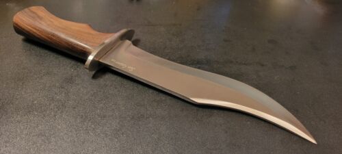 Custom Handmade 13.6-Inch D2 Steel Combat Hunting Bowie Knife with Sheath