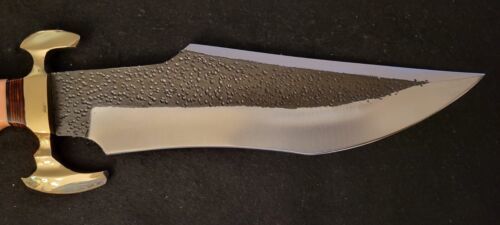 Custom 12-Inch Handmade D2 Steel Big Bowie Hunting Knife – Knife Expert Edition