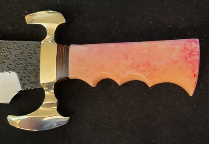 Custom 12-Inch Handmade D2 Steel Big Bowie Hunting Knife – Knife Expert Edition