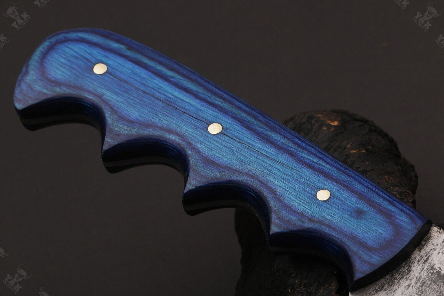 12.5" Hand Forged Damascus Fillet Knife Damascus Steel Fillet Knife With Leather Sheath