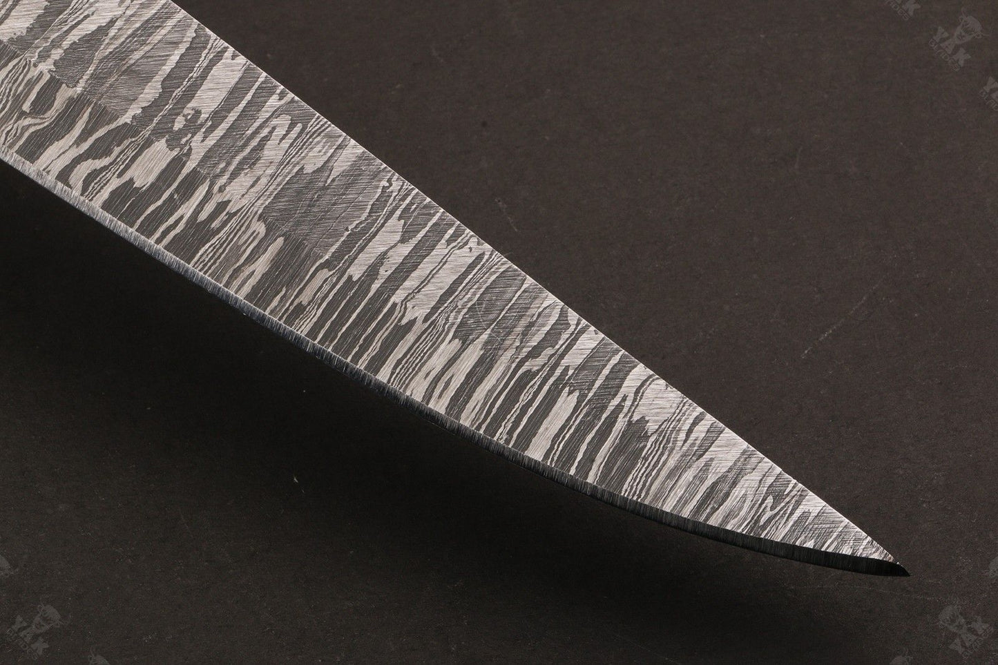 13" Handmade Damascus Fillet Knife Fire Damascus Steel Fillet Knife With Pakka Wood Handle