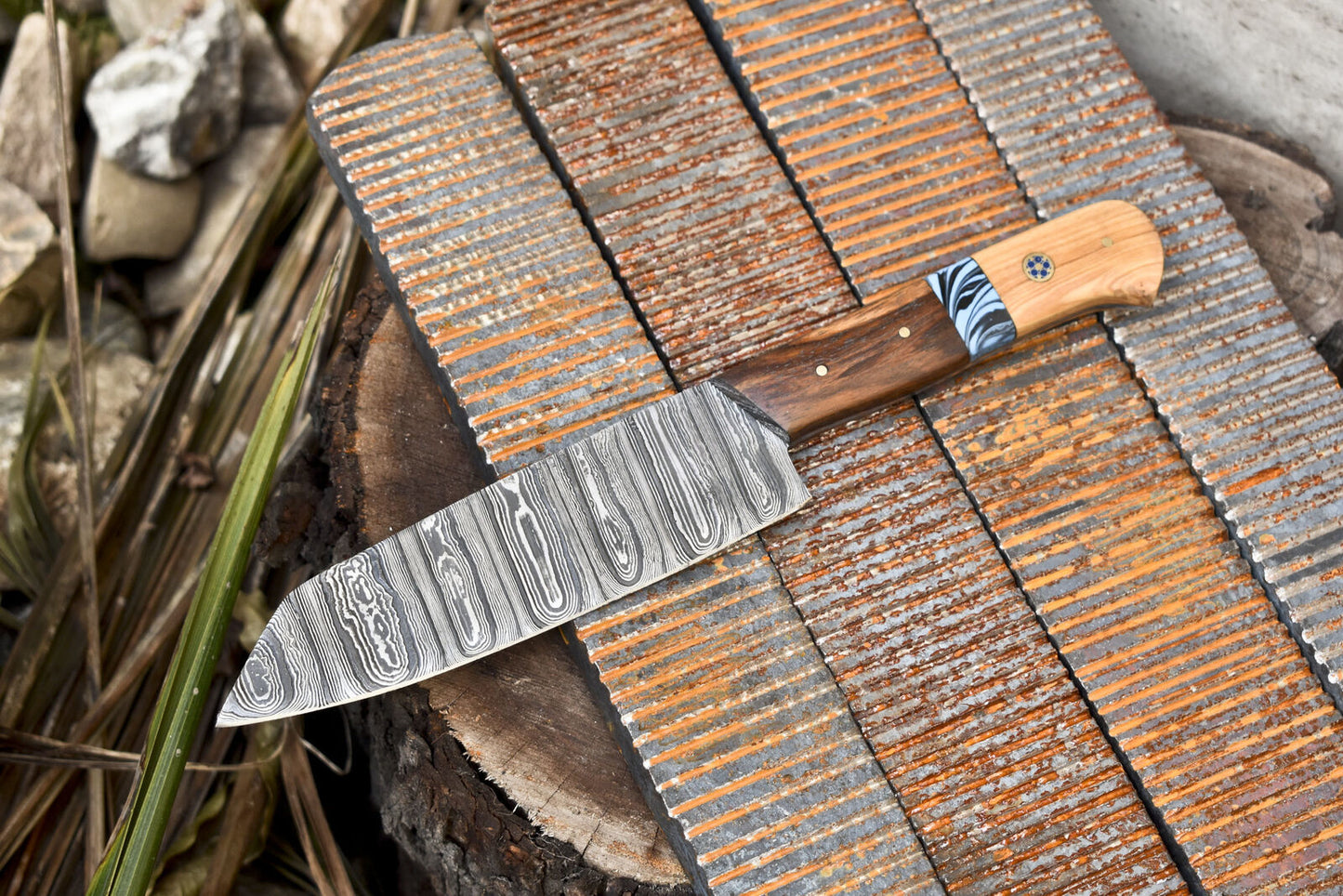 Hand Forged Damascus Steel Chef Knife with Hard Wood Handle – Best Selling