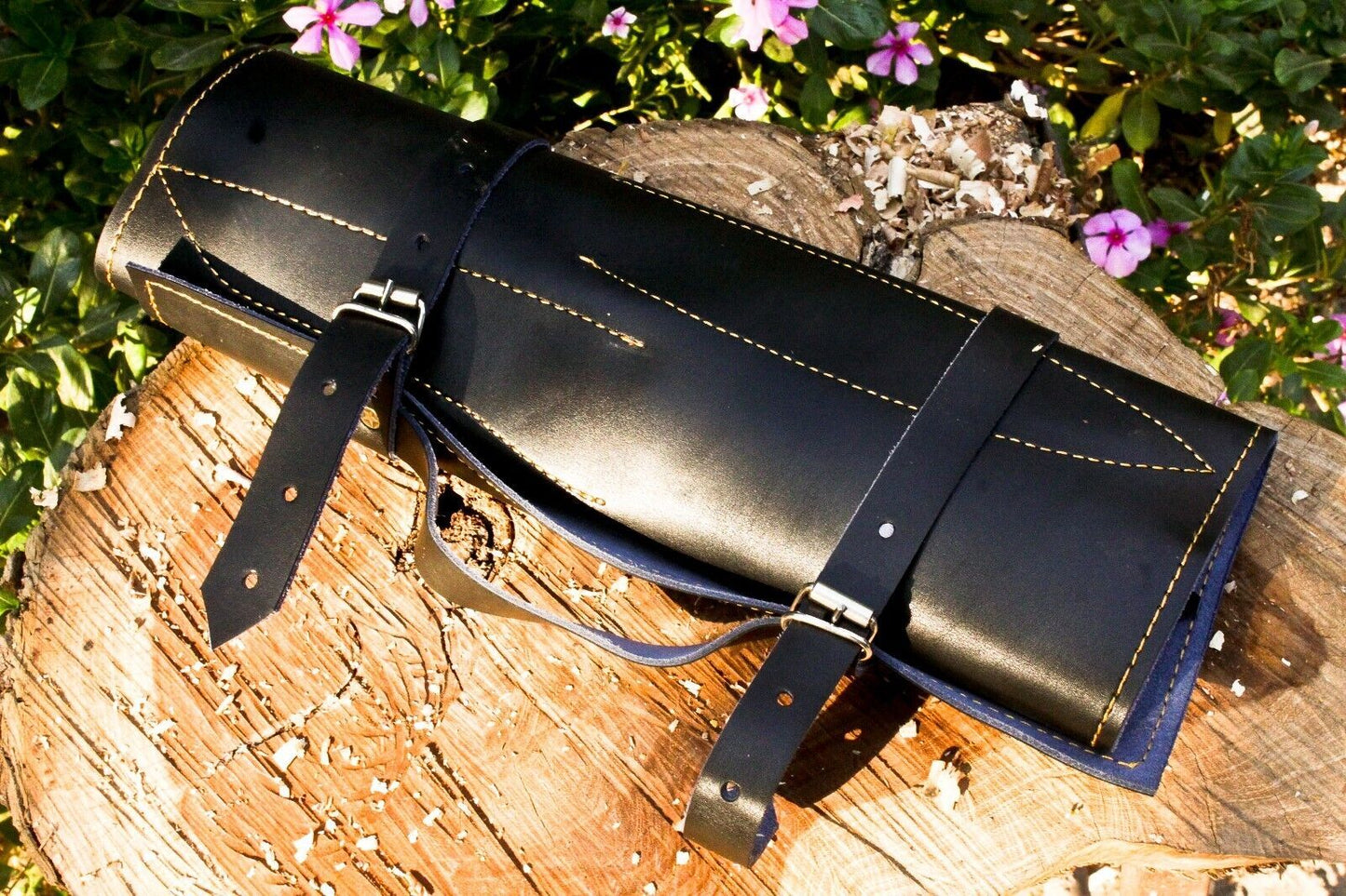 Handmade Damascus Steel BBQ Kitchen Chef Knife Set | 384 Layers, Cowhide Sheaths
