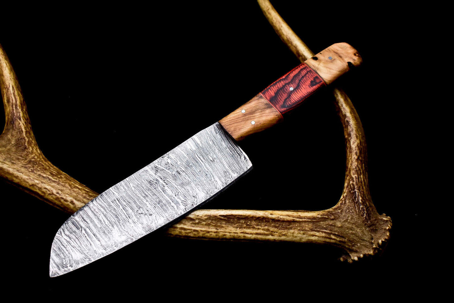 12" Handmade Damascus Steel Kitchen Chef Knife – Full Tang, Hand Forged