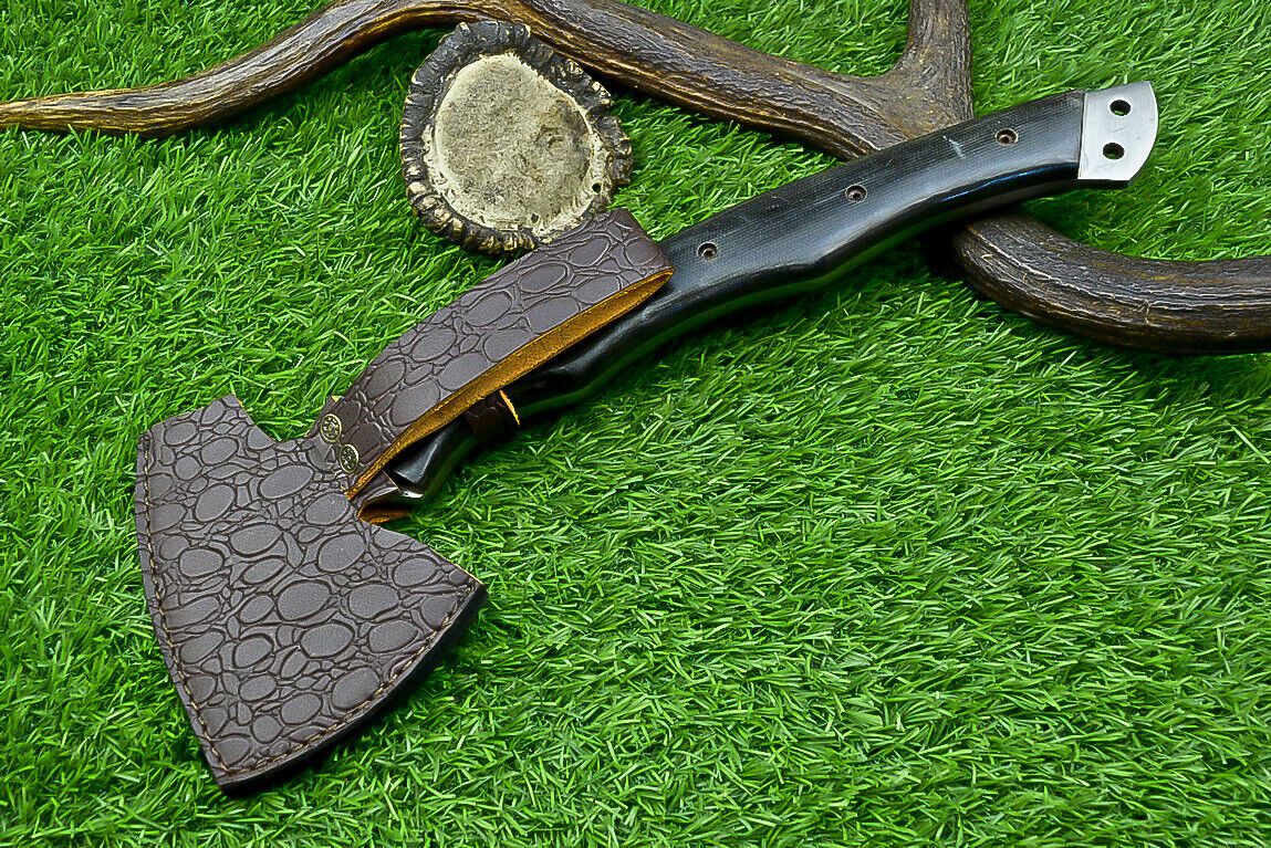 Custom Handmade J2 Steel Viking Tomahawk – Throwing Hatchet & Integral Axe