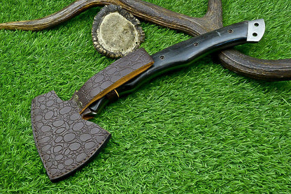 Custom Handmade J2 Steel Viking Tomahawk – Throwing Hatchet & Integral Axe