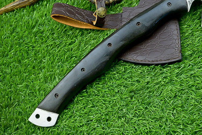 Custom Handmade J2 Steel Viking Tomahawk – Throwing Hatchet & Integral Axe