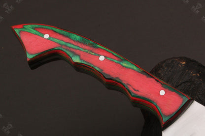 13" Custom Handmade D2 Steel Fillet Knife Best Fillet Knife & Fillet Knife for Fishing W/Sheath