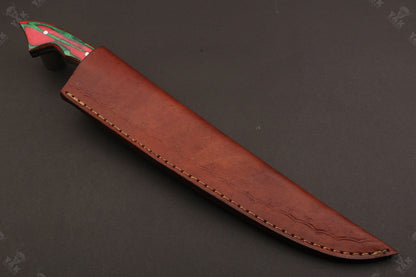 13" Custom Handmade D2 Steel Fillet Knife Best Fillet Knife & Fillet Knife for Fishing W/Sheath