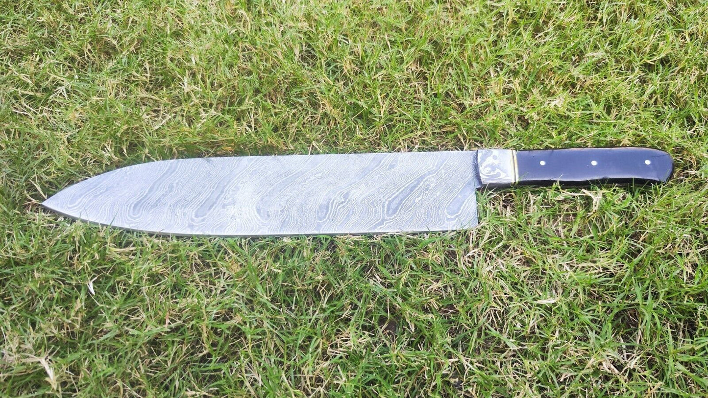 Premium Handmade Damascus Steel Chef Fillet Knife | Full Tang Kitchen Knife with Micarta Handle