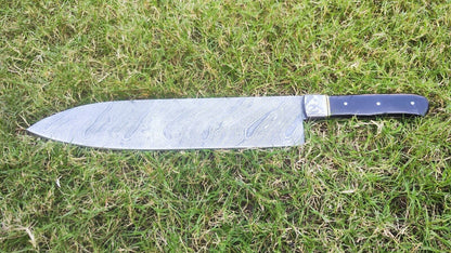 Premium Handmade Damascus Steel Chef Fillet Knife | Full Tang Kitchen Knife with Micarta Handle