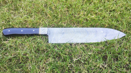 Premium Handmade Damascus Steel Chef Fillet Knife | Full Tang Kitchen Knife with Micarta Handle