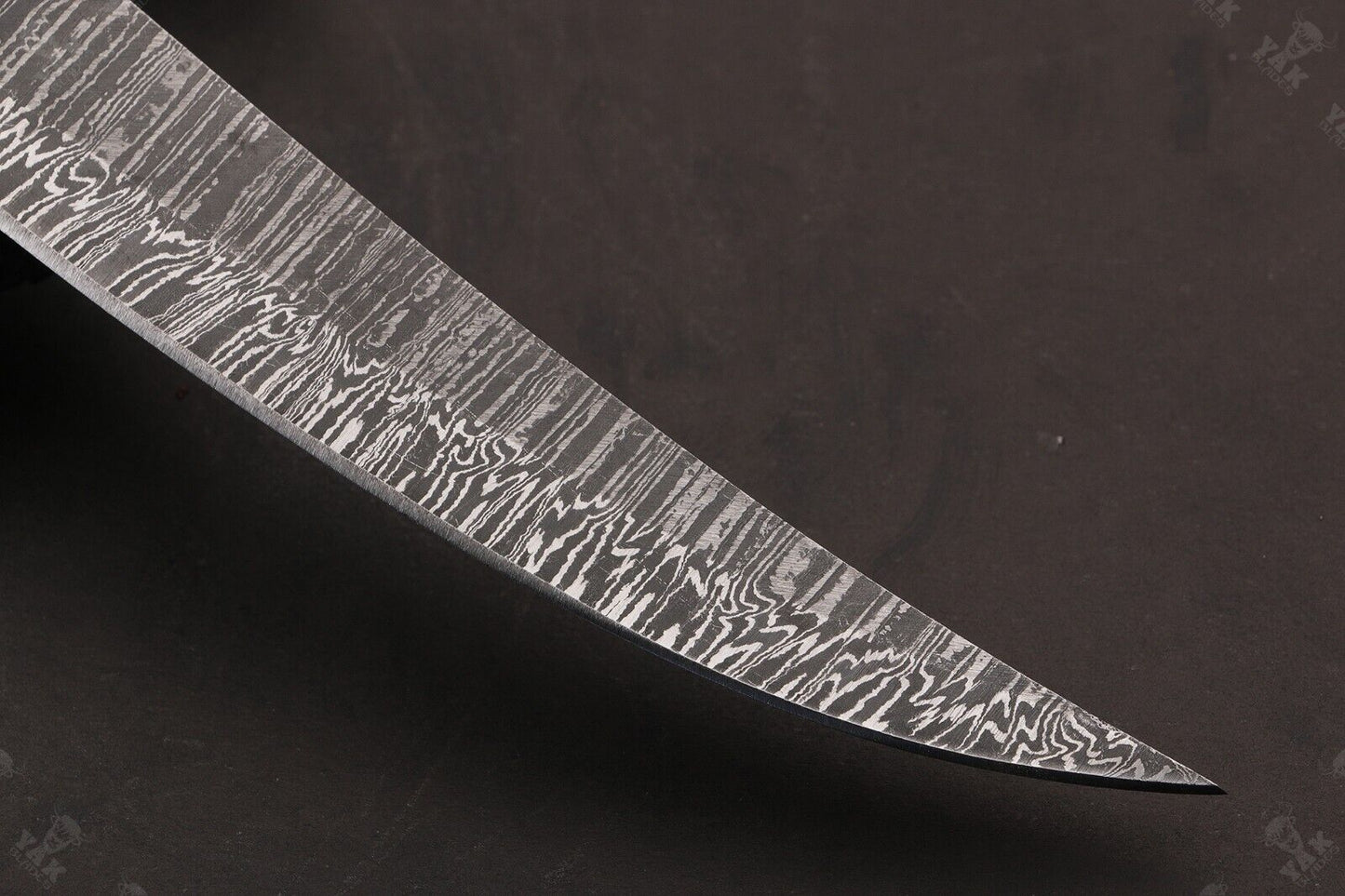 13.5" Hand Forged Fire Damascus Steel Fillet Knife For Kitchen Use Best Fillet Knife W/Sheath