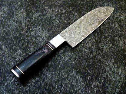 11" Hand Forged Damascus Steel Chef Knife Kitchen Knife with Hardwood Handle