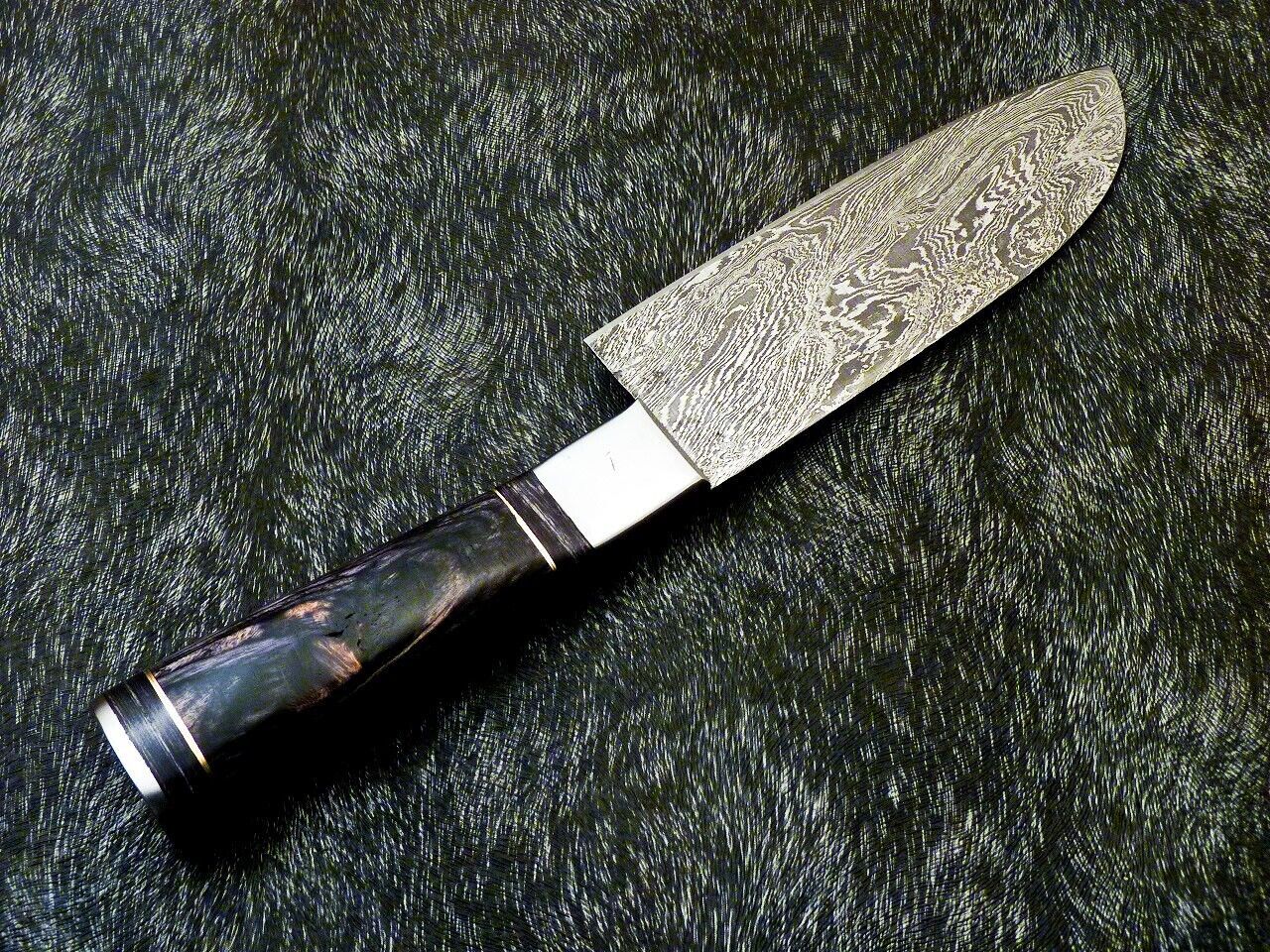 11" Hand Forged Damascus Steel Chef Knife Kitchen Knife with Hardwood Handle