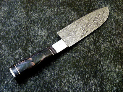 11" Hand Forged Damascus Steel Chef Knife Kitchen Knife with Hardwood Handle