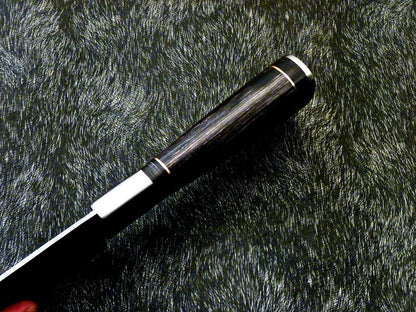 11" Hand Forged Damascus Steel Chef Knife Kitchen Knife with Hardwood Handle