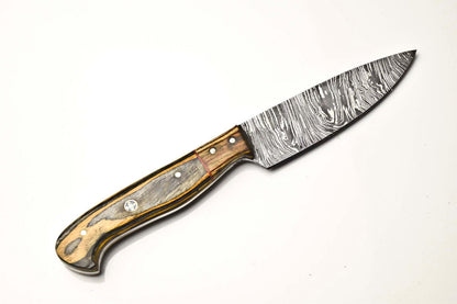 Handmade Damascus Blade Chef Knife – Full Tang, Sharp & Durable