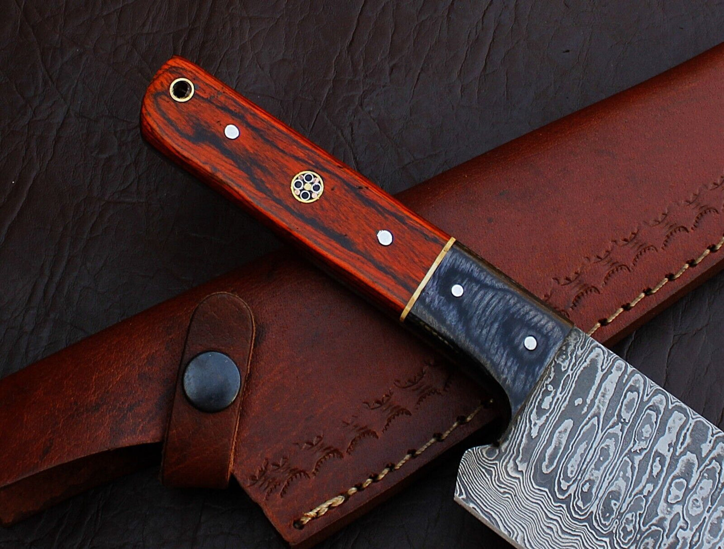 SUPERCUTS Custom Handmade Damascus Forged Steel Kitchen Chef Knive