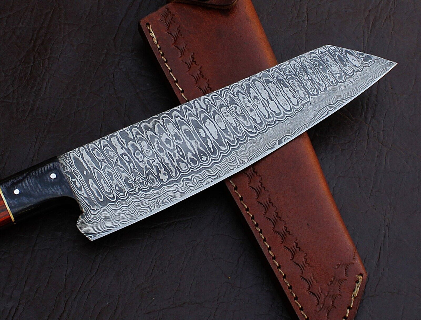 SUPERCUTS Custom Handmade Damascus Forged Steel Kitchen Chef Knive