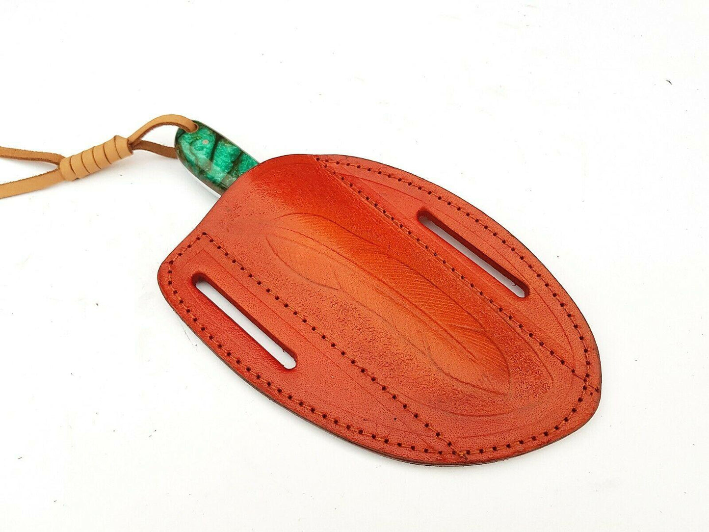 Handmade Horse File Steel Cowboy Bull Cutter Knife with Sheath for Belt & Resin Handle