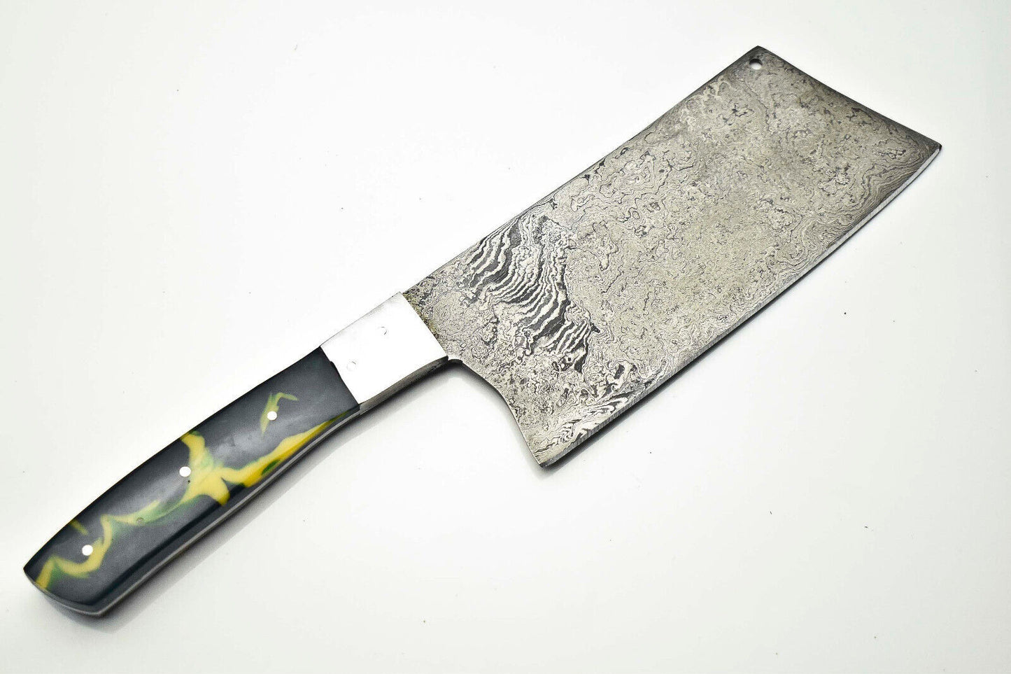 12" Handmade Damascus Steel Blade Kitchen Full Tang Chef Knife – 384 Layer Forged Blade