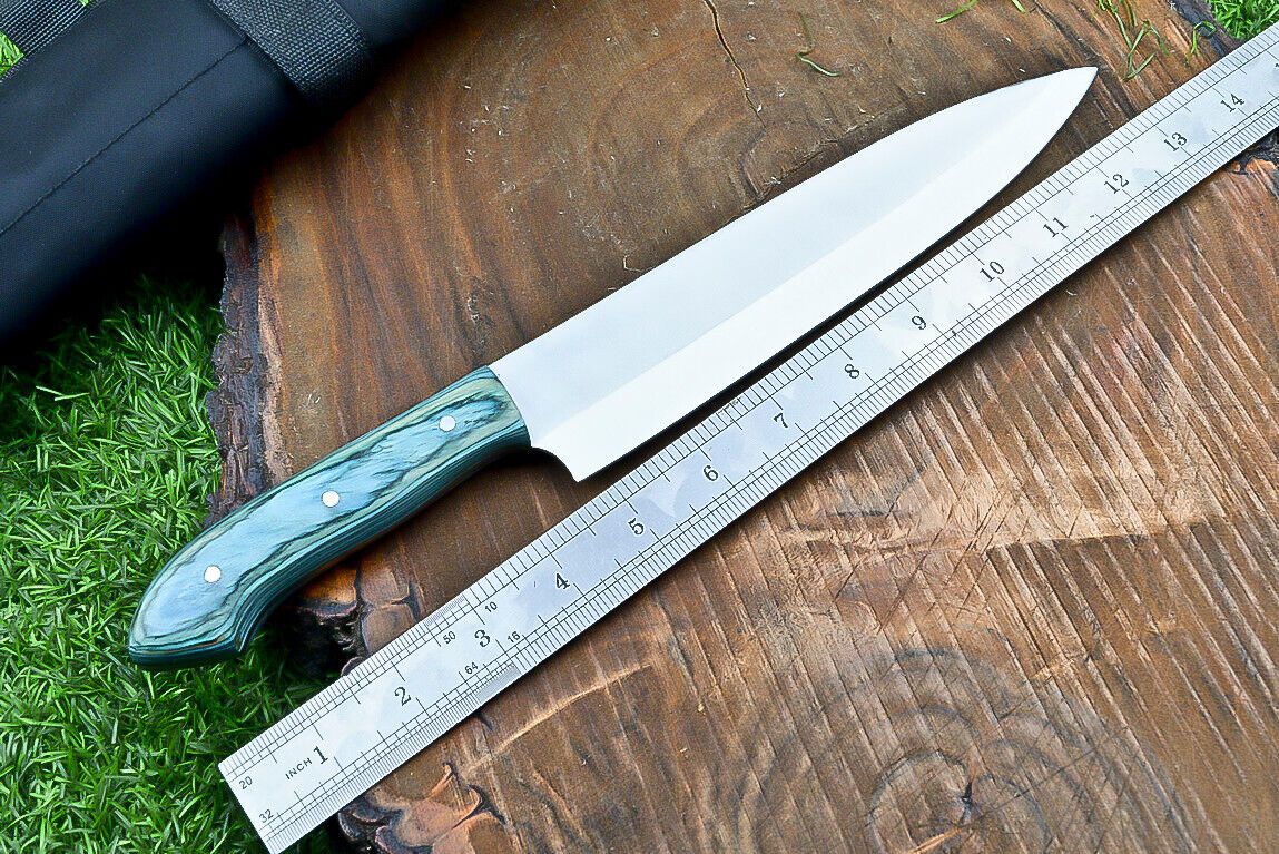 Heritage Forge 4-Piece Handmade J2 Steel Chef Knife Set