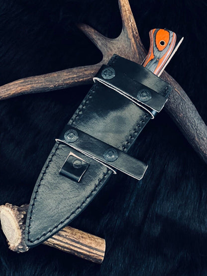 10 Inch Handmade D2 Steel Bowie Knife with Wood Handle
