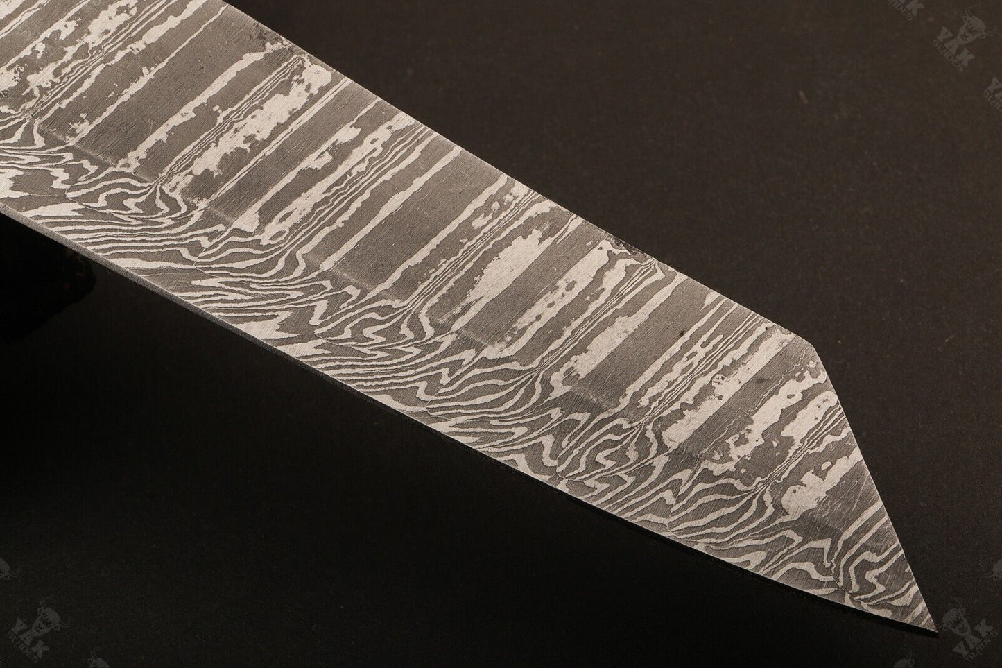 12" Custom Hand Forged Fire Damascus Steel Santoku Chef Knife for Kitchen