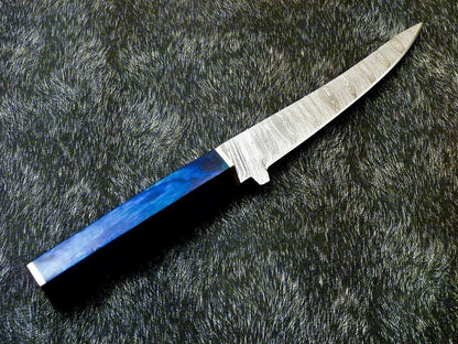 12" Handmade Damascus Steel Chef Knife – Custom Forged Kitchen Knife with Hardwood Handle and Brass Bolster