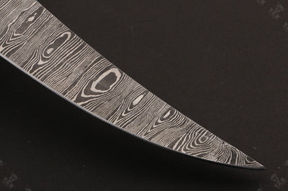 13" Custom Handmade Damascus Fillet Knife Custom Fillet Knife With Pakka Wood Handle