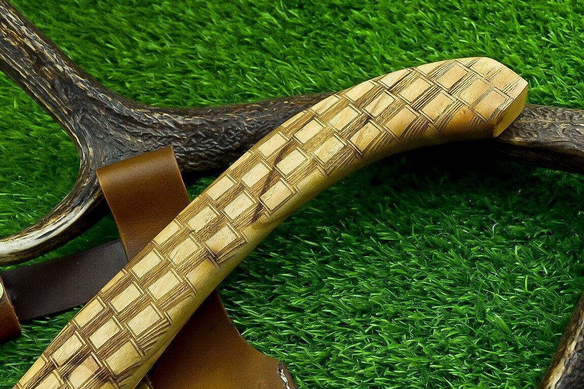 Handmade Viking Axe – Carbon Steel Tomahawk Hatchet with Olive Wood Handle