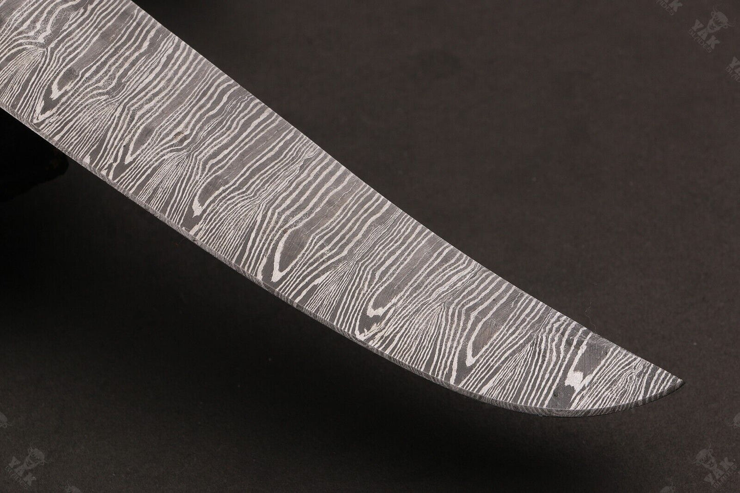12" Custom Hand Forged Twist Damascus Fillet Knife Best Fillet Knife With Leather Sheath