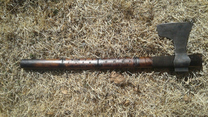 Custom Bearded Viking Battle Axe | Functional Hand-Forged Weapon