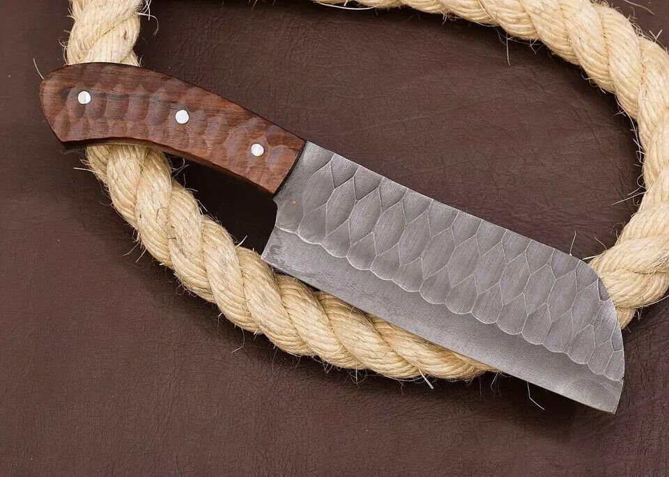 Hand Forged Carbon Steel Multipurpose Meat & Vegetable Cleaver Knife