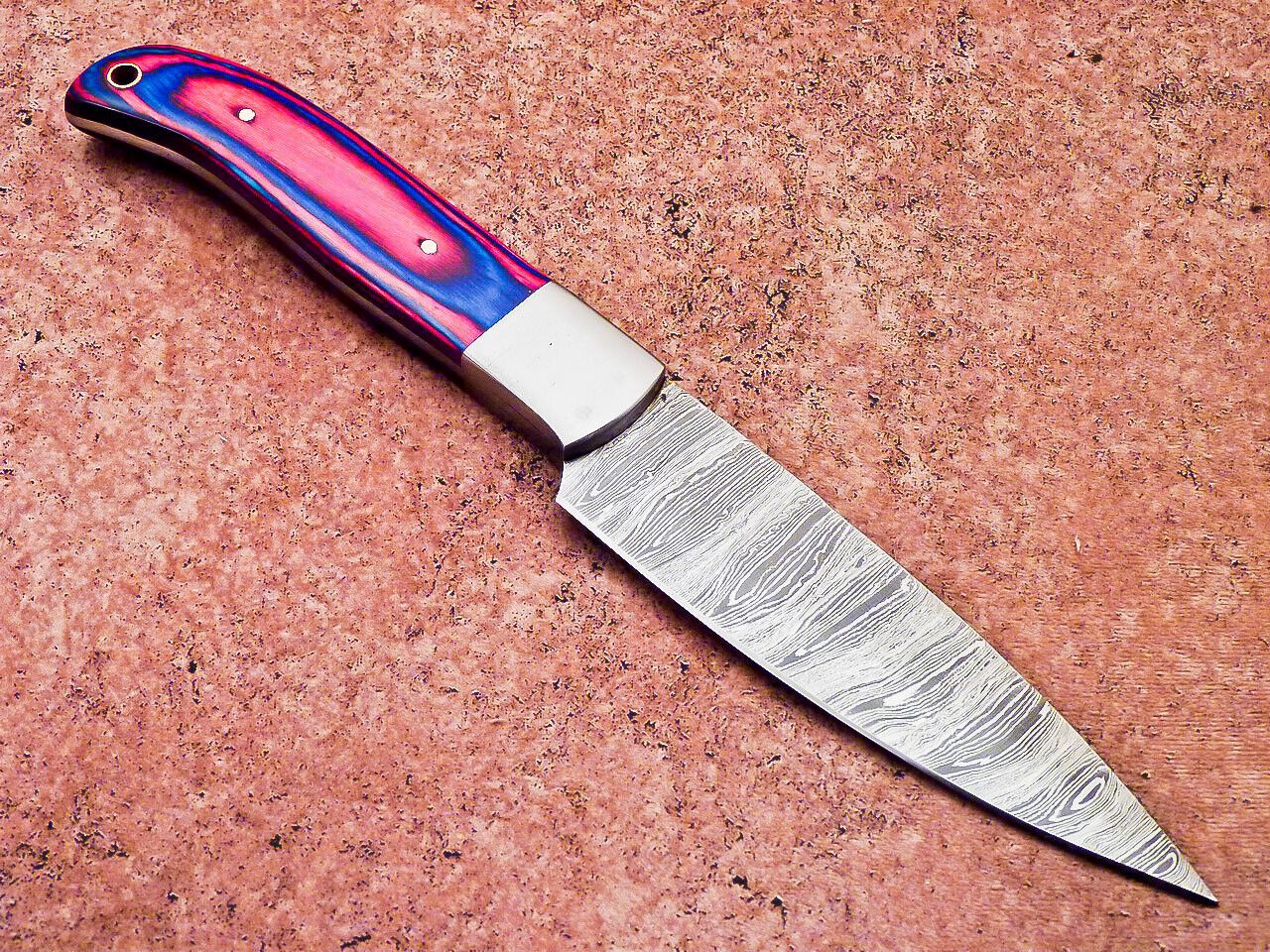 9" Professional Chef Knife Damascus Blade Kitchen Knife "HARD WOOD"