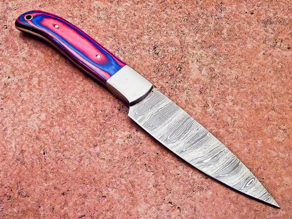 9" Professional Chef Knife Damascus Blade Kitchen Knife "HARD WOOD"