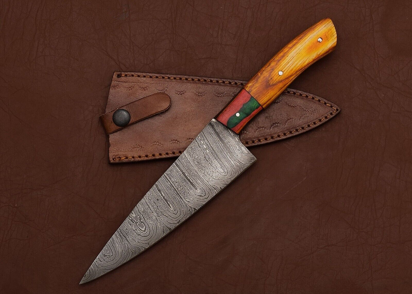 Kitchen_Chef_Fillet_Knife_With_Pakka_Wood_Handle