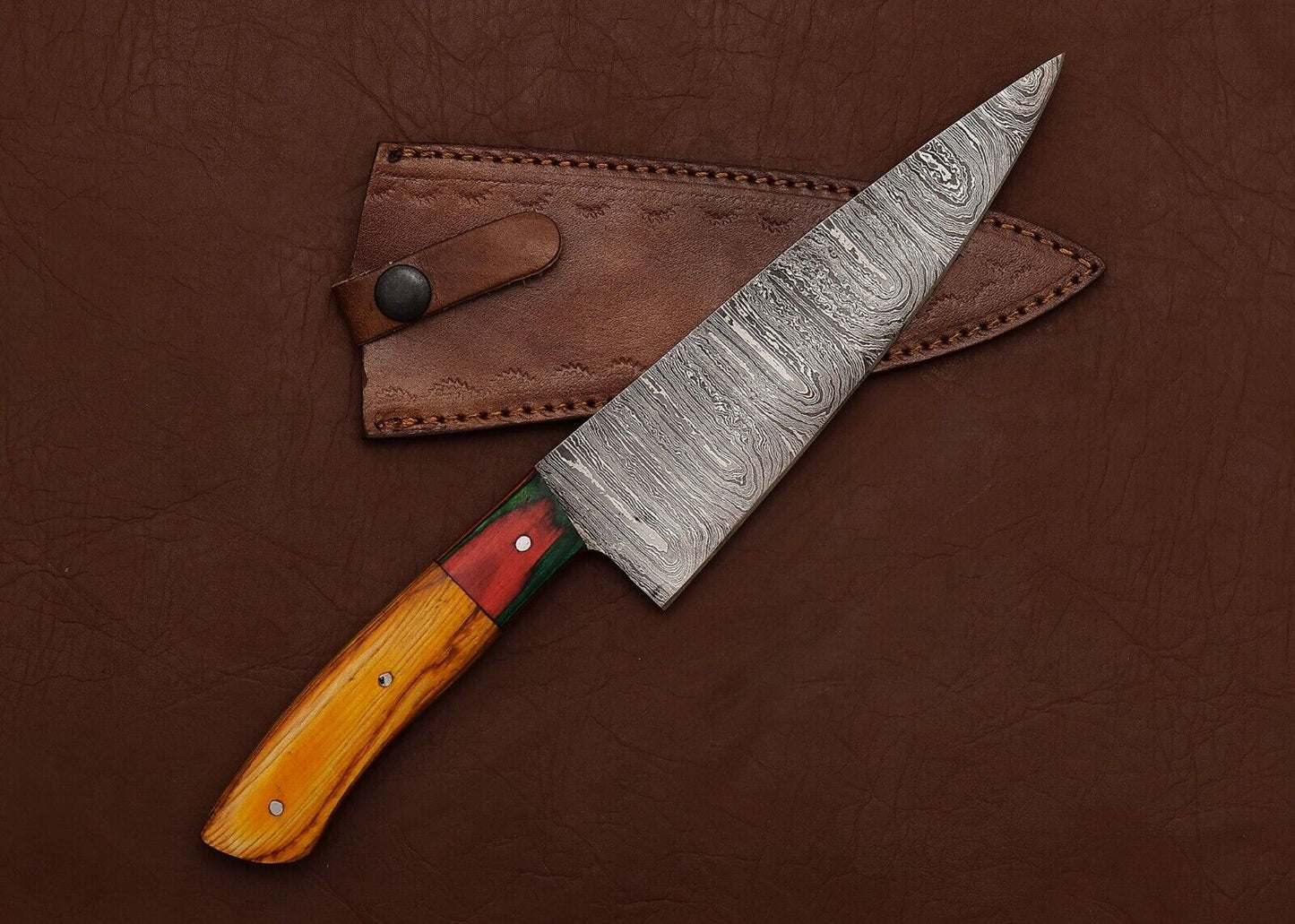Kitchen_Chef_Fillet_Knife_With_Pakka_Wood_Handle