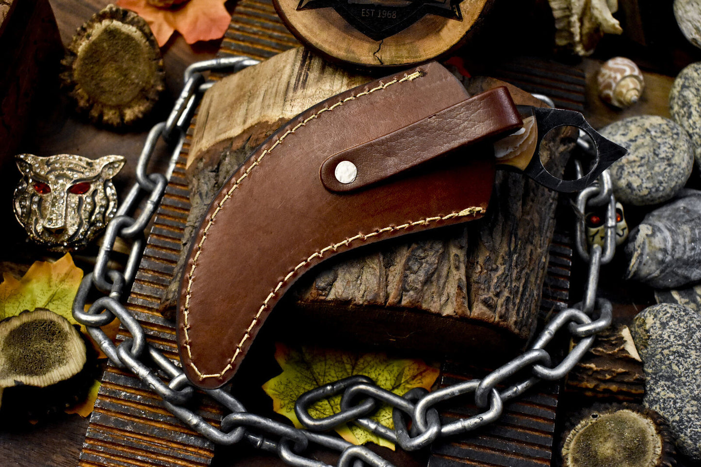 Handmade D2 Steel Karambit Knife Best Karambit Knife With Resin Handle