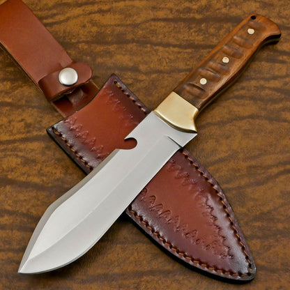 Trailblazer 12-Inch D2 Steel Full Tang Bowie Hunting Sport Knife