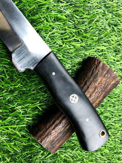 9" Handmade Stainless Steel Skinner Knife – Hunting & Survival Blade