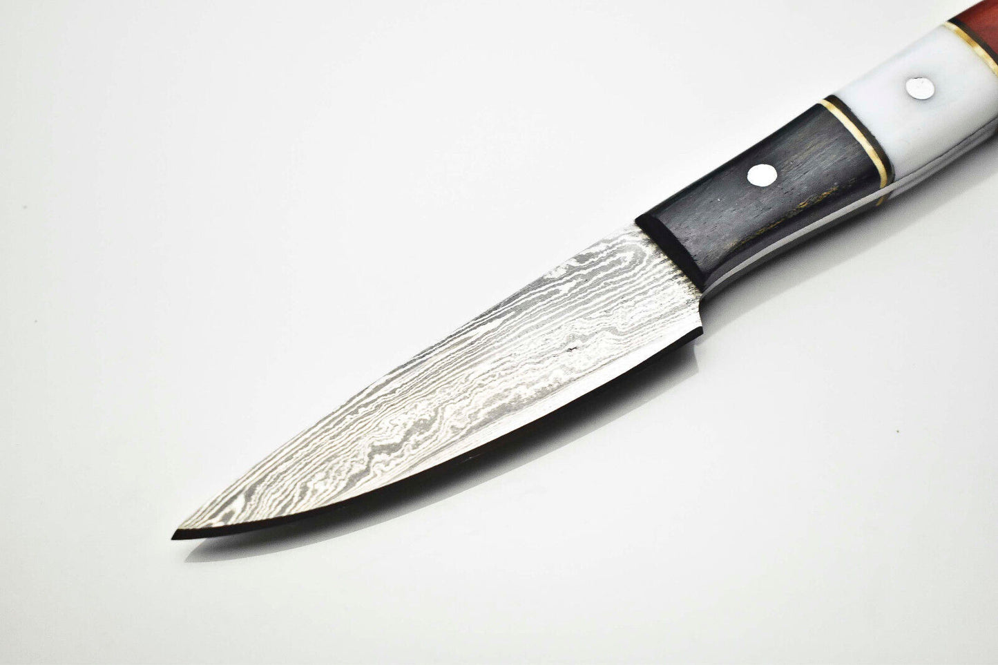 Cutlery Salvation Handmade Damascus Steel Full Tang Chef Knife – 7" Professional Kitchen Blade