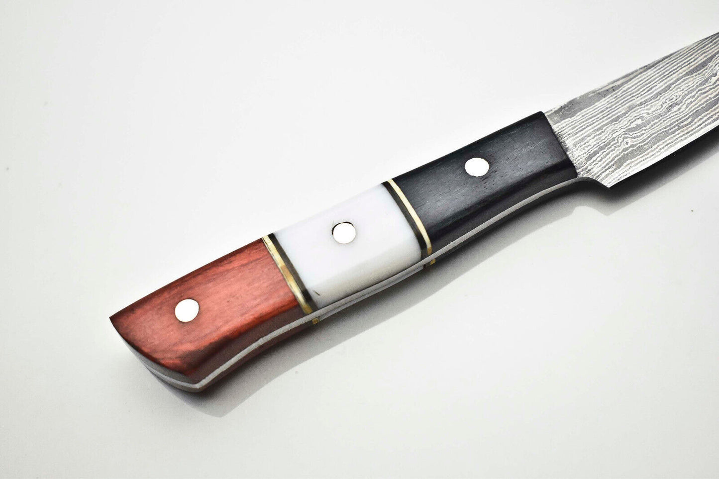 Cutlery Salvation Handmade Damascus Steel Full Tang Chef Knife – 7" Professional Kitchen Blade