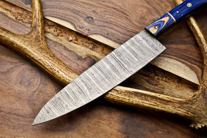 12" Premium Handmade Damascus Steel Kitchen Chef Knife – Full Tang