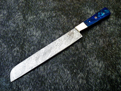 13" Professional Damascus Steel Chef Knife – Hardwood Handle
